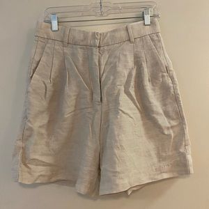 Aritzia Wilfred The Effortless Short™ 7" Linen Size 8